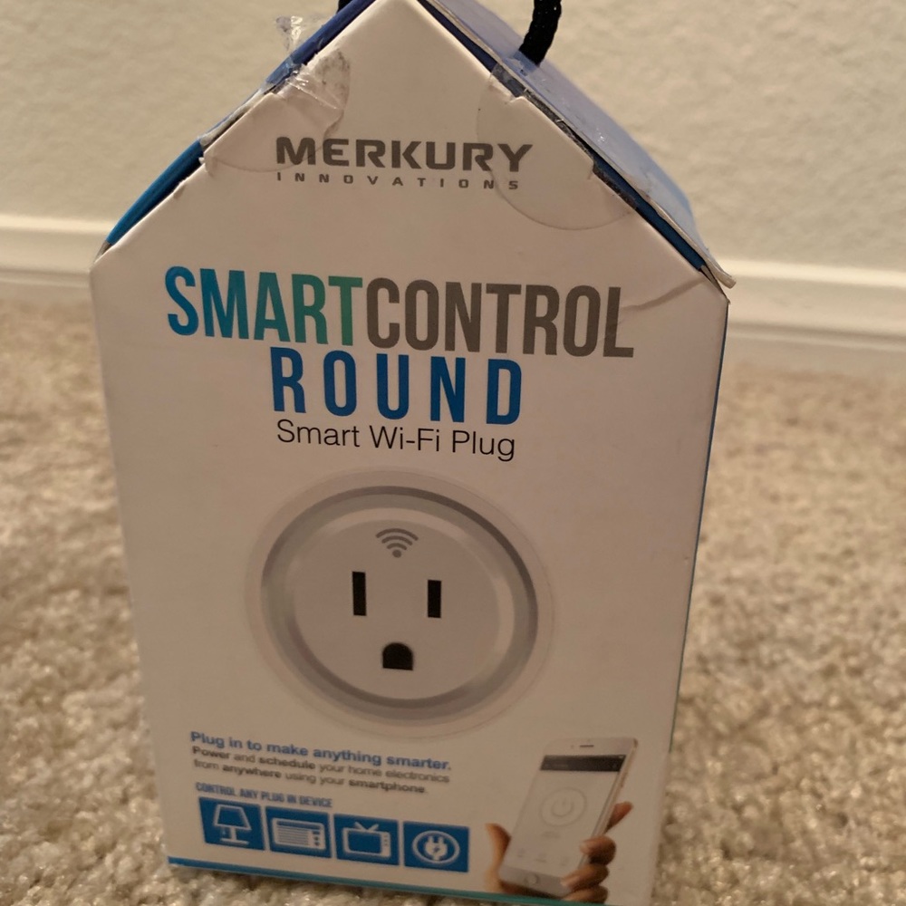 Merkury Smart control Round WiFi plug